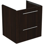 Ideal Standard i.Life B 600mm Wall Hung Vanity Unit With 2 Drawers Coffee Oak