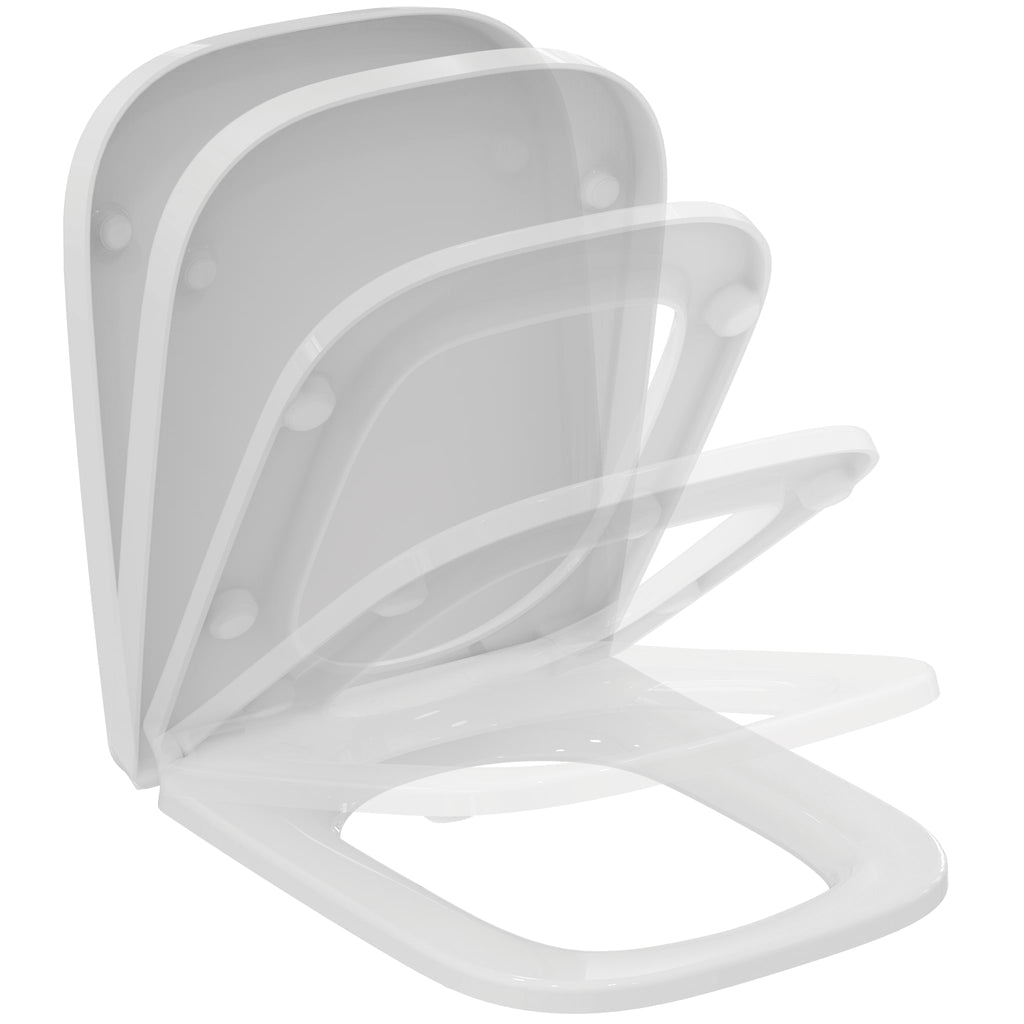 Ideal Standard i.Life A S&C Compact Toilet Seat & Cover, Soft Close