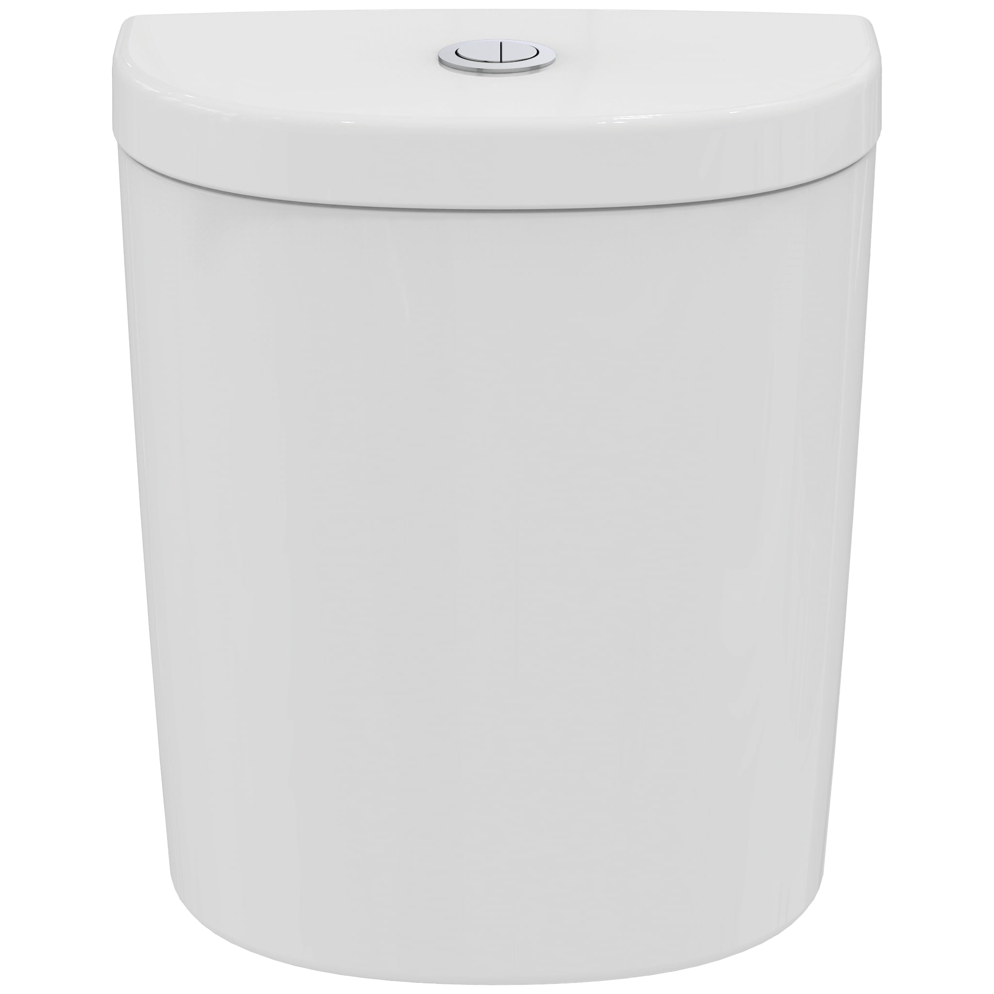 Ideal Standard Concept Arc close coupled delay fill 4/2 6 litre cistern, dual flush push button valve, bottom supply and interl overflow