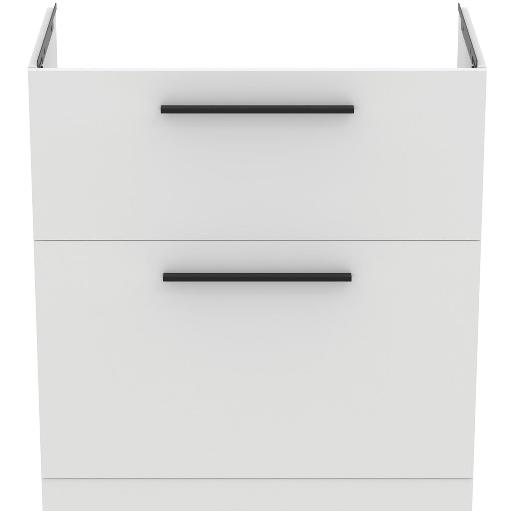 Ideal Standard i.Life A Floor Standing Vanity Unit 800W x 440mmD 2 Drawers White Matt