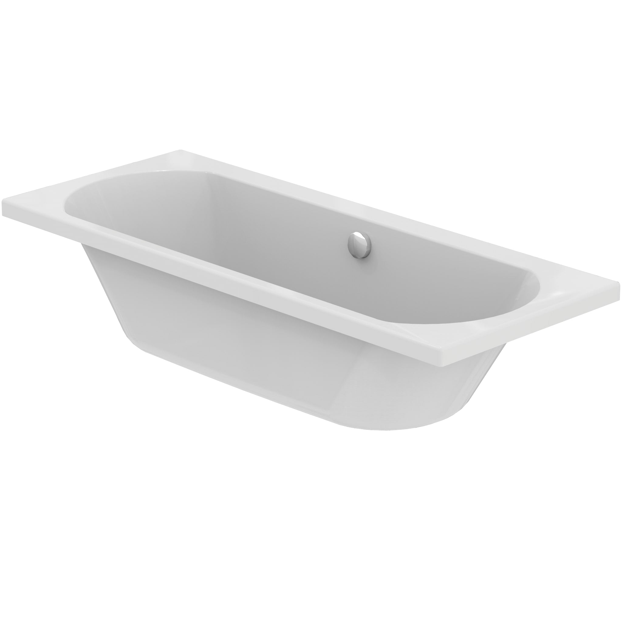 Ideal Standard Tesi Double Ended Bath 170 x 70 White No Tap Holes Idealform Plus+