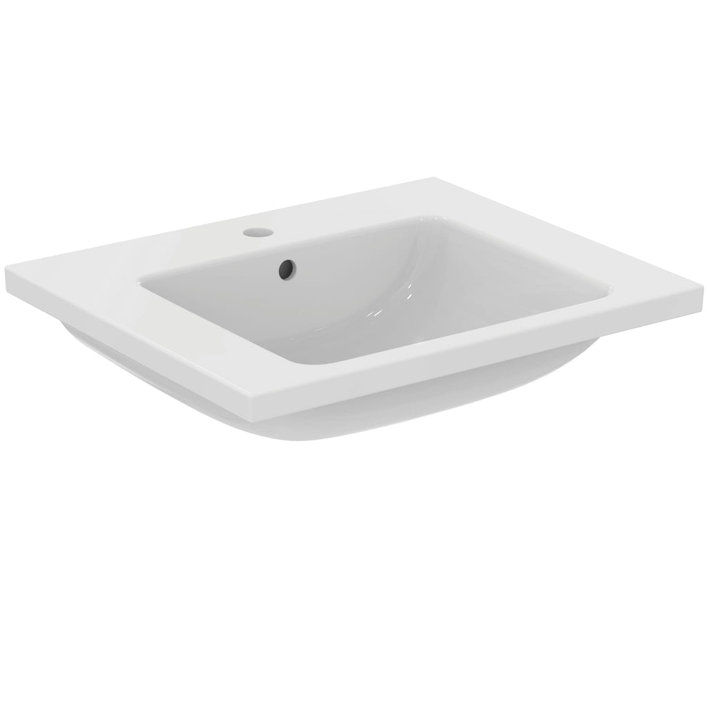 Ideal Standard i.Life B 61cm 1 taphole vanity basin, white
