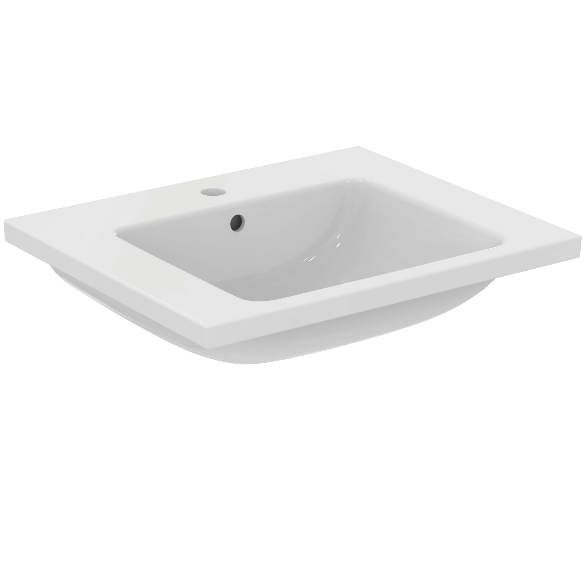 Ideal Standard i.Life B 61cm 1 taphole vanity basin, white