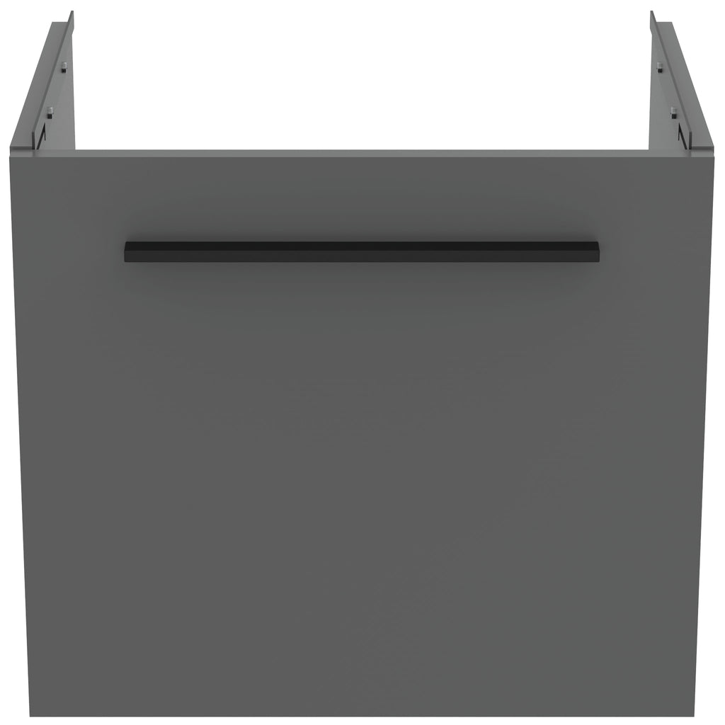Ideal Standard i.Life S Wall Hung 1 Drawer Vanity Unit 500(D)mm Quartz Grey Matt