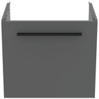 Ideal Standard i.Life S Wall Hung 1 Drawer Vanity Unit 500(D)mm Quartz Grey Matt