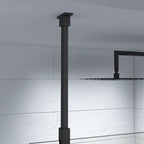 Kudos Showers ULTIMATE 2 BRUSHED NICKEl GLASS TOCEILING STABILISER ARM 10WPGCBRN.