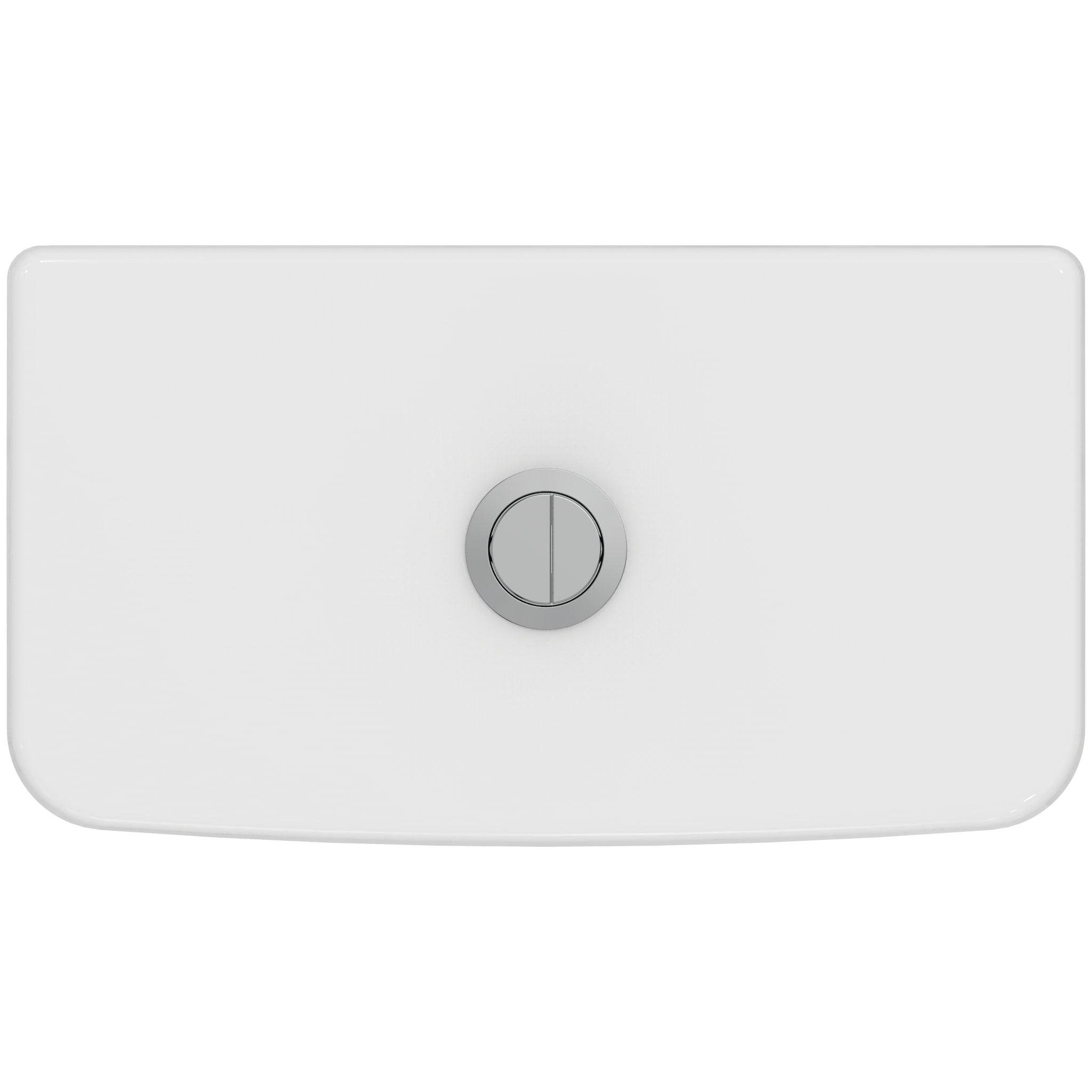 Ideal Standard Concept Cube close coupled 6/4 litre cistern, dual flush push button valve, bottom supply and interl overflow