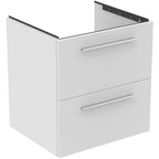 Ideal Standard i.Life B 600mm Wall Hung Vanity Unit With 2 Drawers Matt White