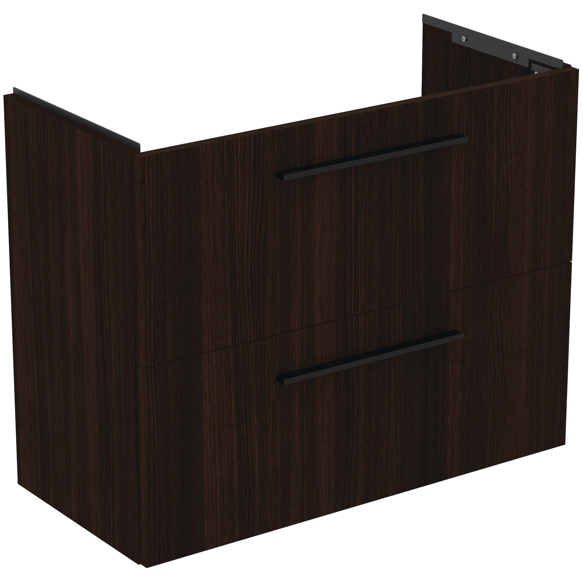 Ideal Standard i.Life S Wall Hung Vanity Unit 800mm 2 Drawers Coffee Oak