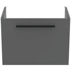 Ideal Standard i.Life S Wall Hung 1 Drawer Vanity Unit 600(W)mm Quartz Grey Matt