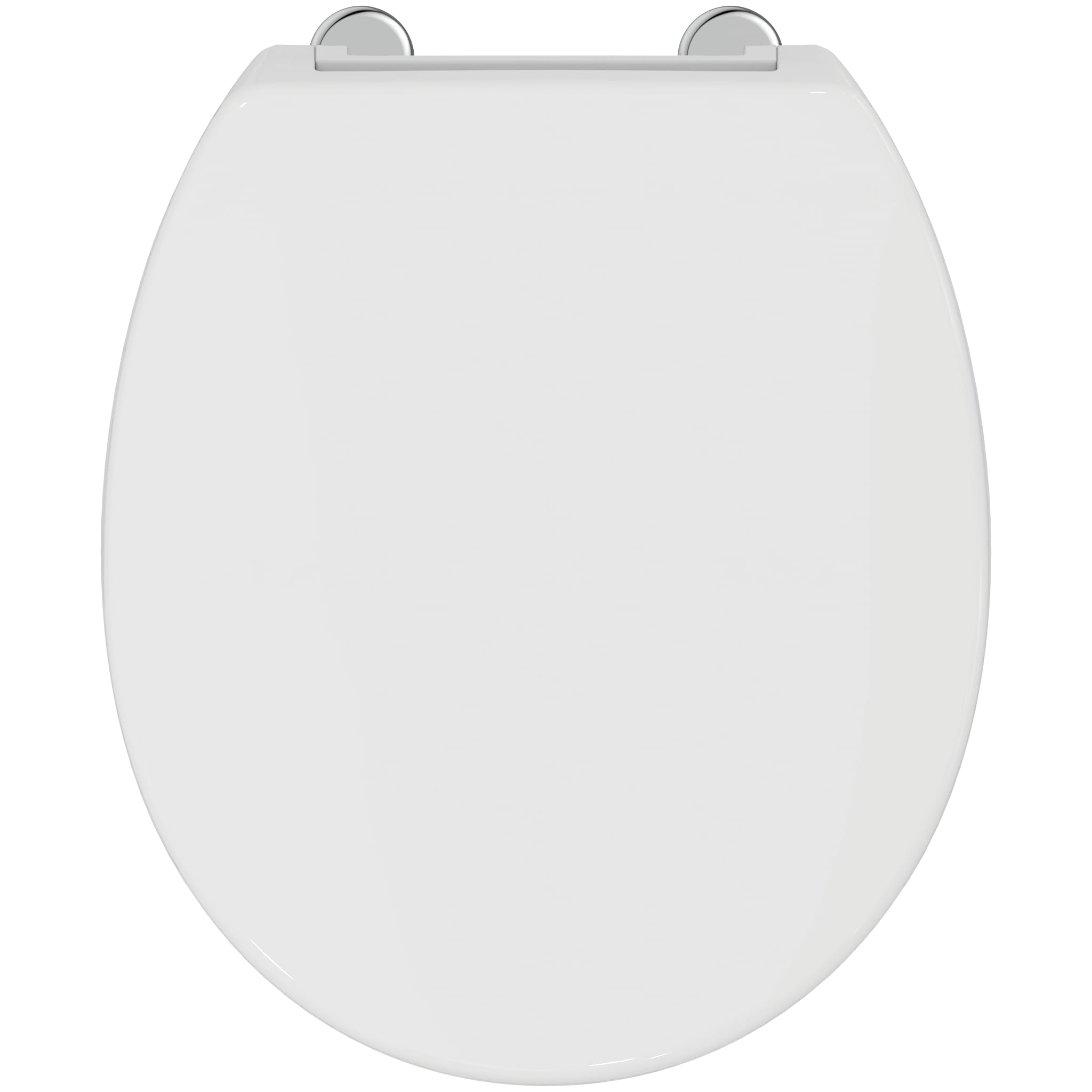 Armitage Shanks Contour 21 toilet seat and cover with top fixing hinges, white.