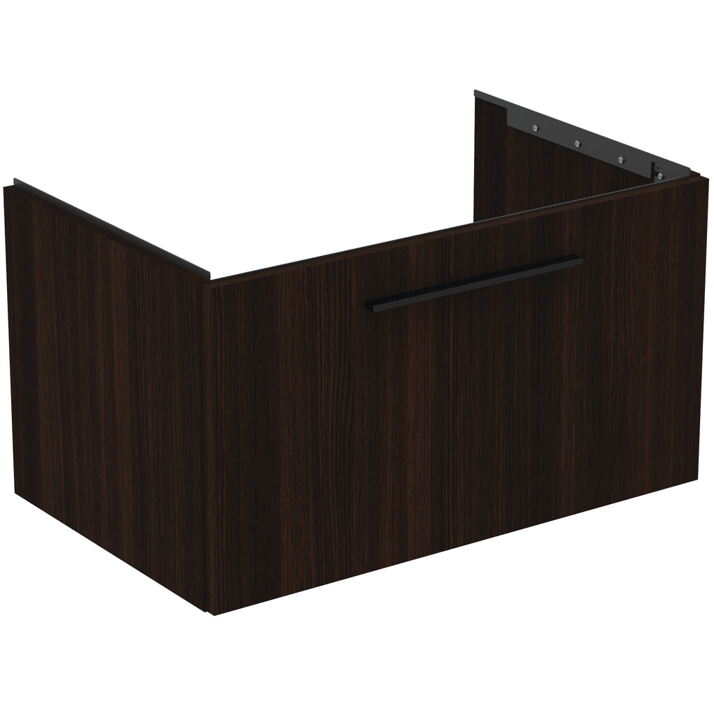 Ideal Standard i.Life B 800mm Wall Hung Vanity Unit With 1 Drawer Coffee Oak