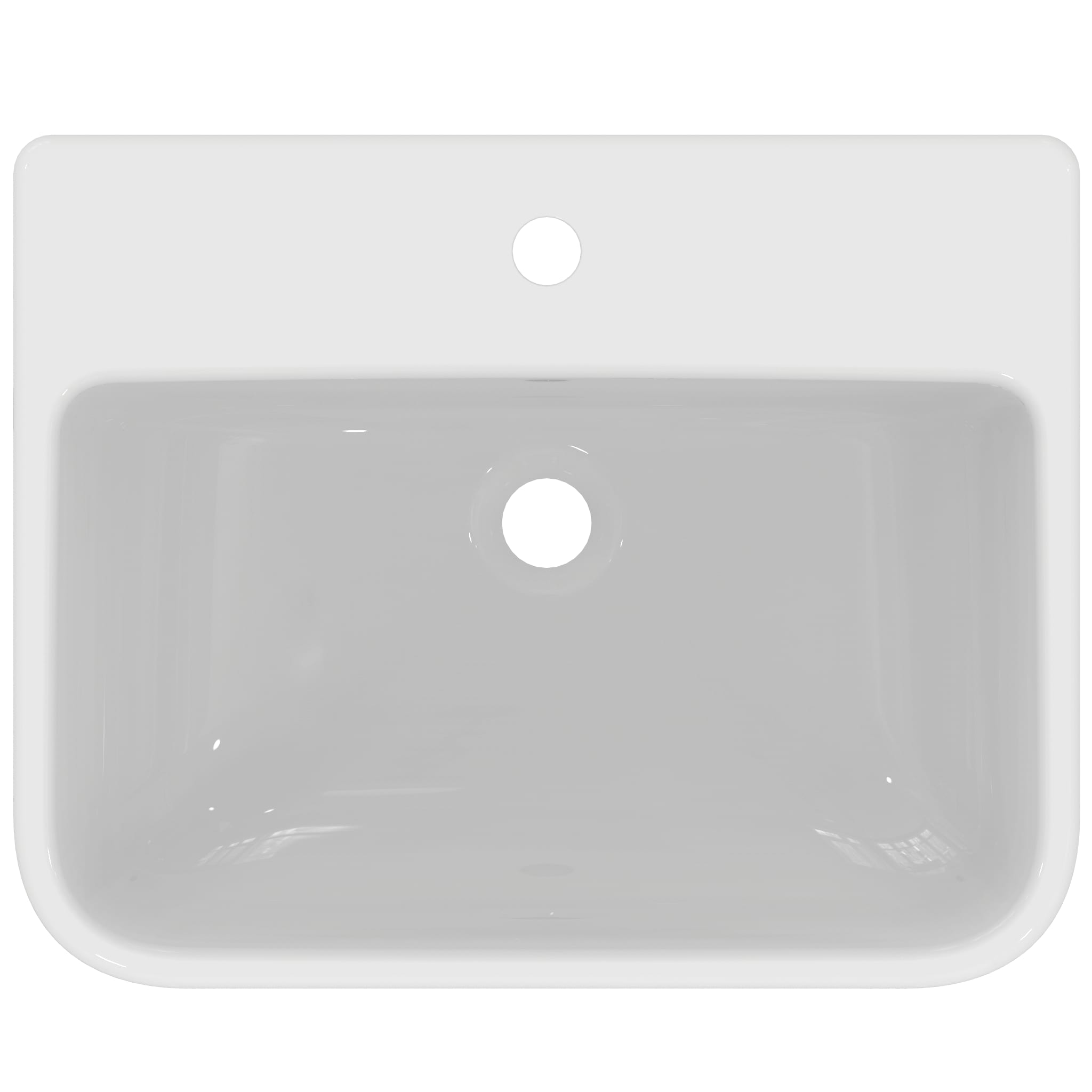 Ideal Standard i.Life B 550mm Semi-Countertop Washbasin, 1 Taphole