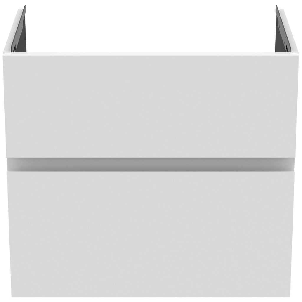 Ideal Standard Finesse 600mm X 380mm Wall Mounted Vanity Unit With 2 Drawers Matt White