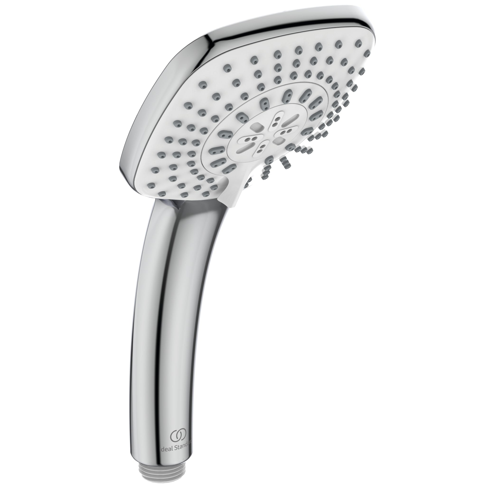 Ideal Standard Easybox Slim Built-In thermostatic shower pack with square faceplate and Idealrain Cube M3 kit Chrome