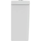 Ideal Standard Concept Cube close coupled delay fill 4/2 6 litre cistern, dual flush push button valve, bottom supply and interl overflow