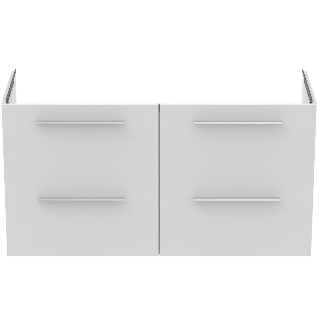 Ideal Standard I-life Basin unit 1200 x 440 x 630 mm in Matt White 4 drawer T5513DU.