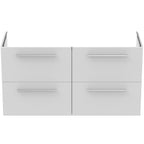 Ideal Standard I-life Basin unit 1200 x 440 x 630 mm in Matt White 4 drawer T5513DU.