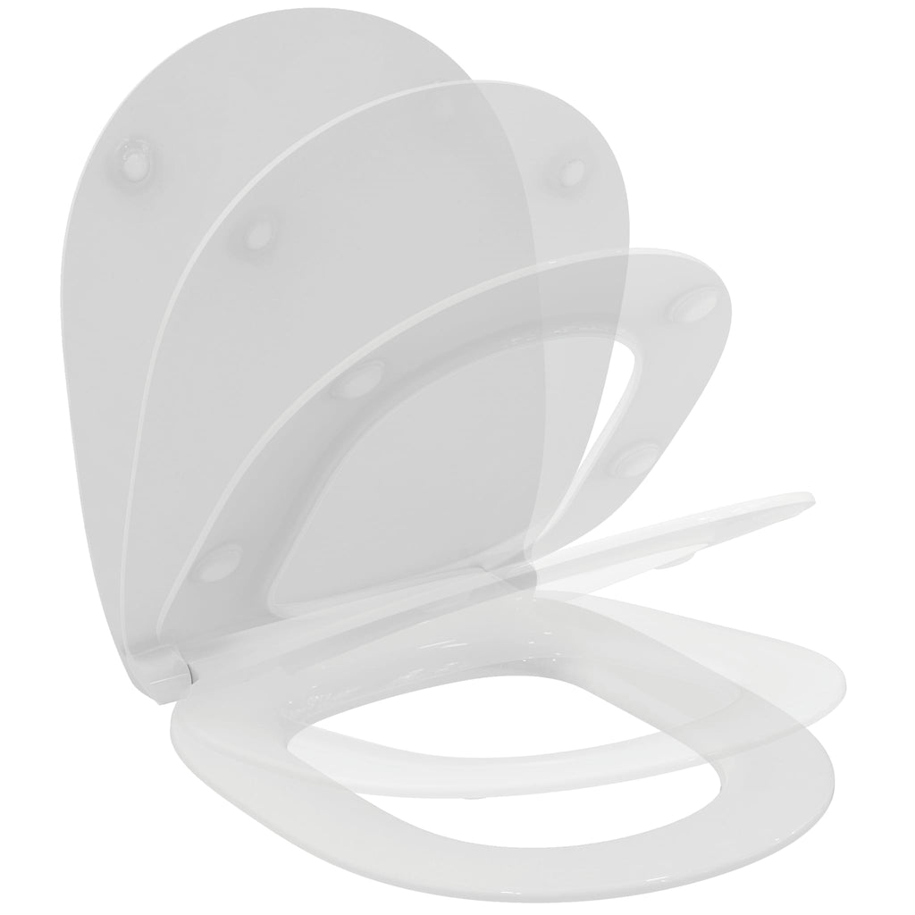 Ideal Standard Concept slim, slow close toilet seat and cover with quick release