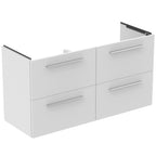 Ideal Standard I-life Basin unit 1200 x 440 x 630 mm in Matt White 4 drawer T5513DU.
