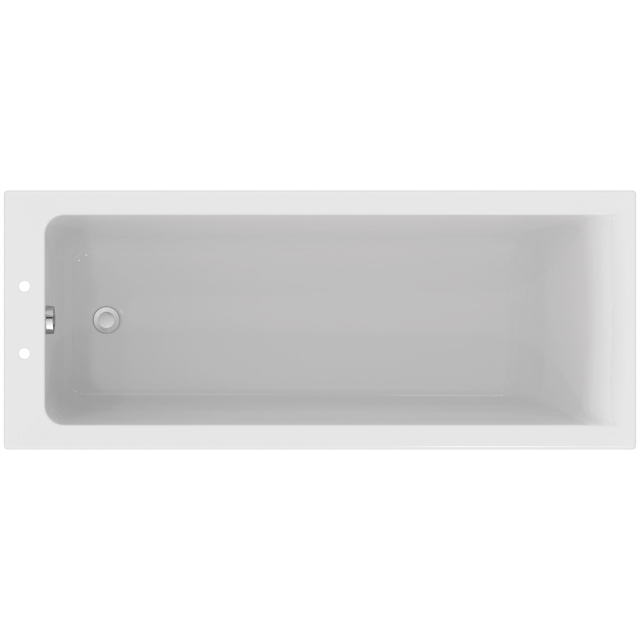 Ideal Standard Concept 170cm x 70cm Idealform bath with 2 tapholes.