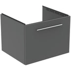 Ideal Standard i.Life B 600mm Wall Hung Vanity Unit With 1 Drawer Matt Quartz Grey