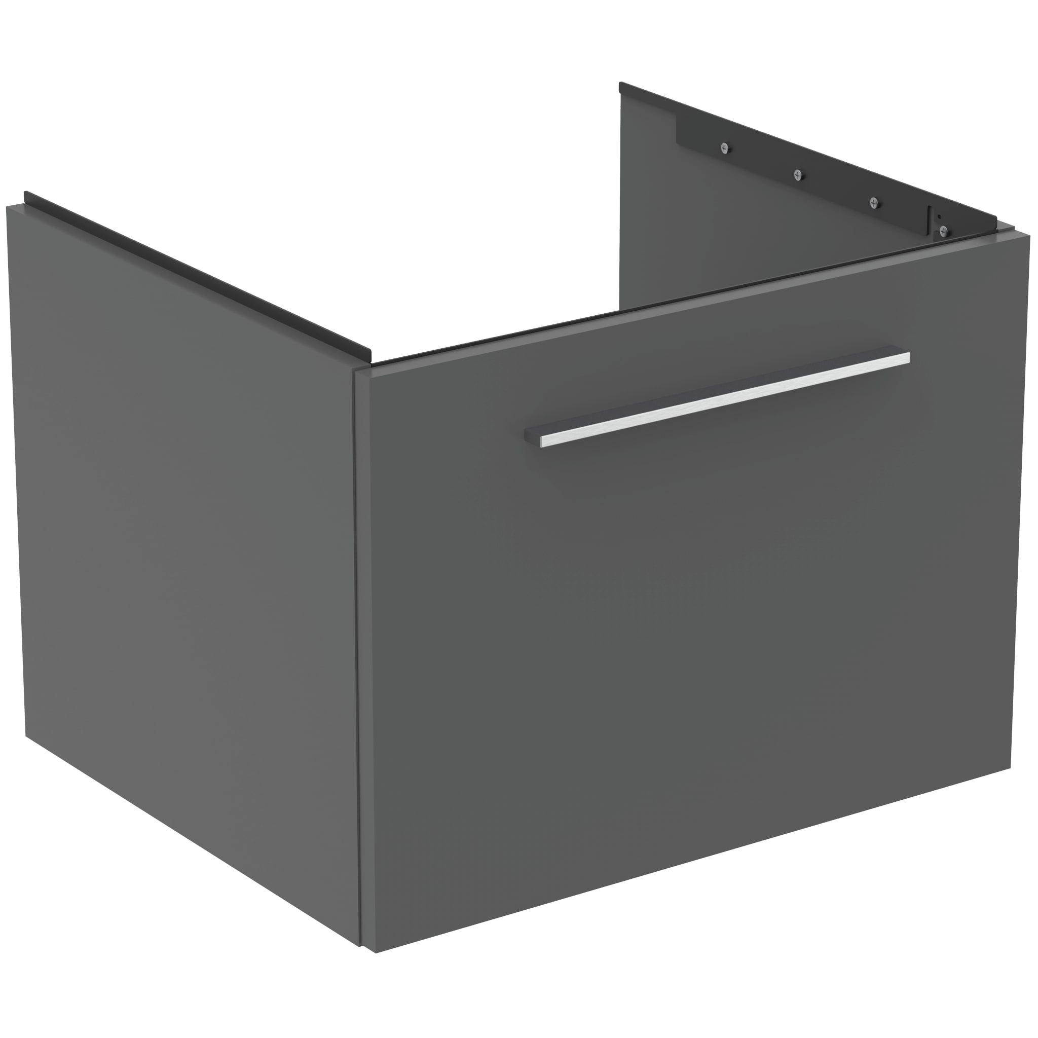 Ideal Standard i.Life B 600mm Wall Hung Vanity Unit With 1 Drawer Matt Quartz Grey