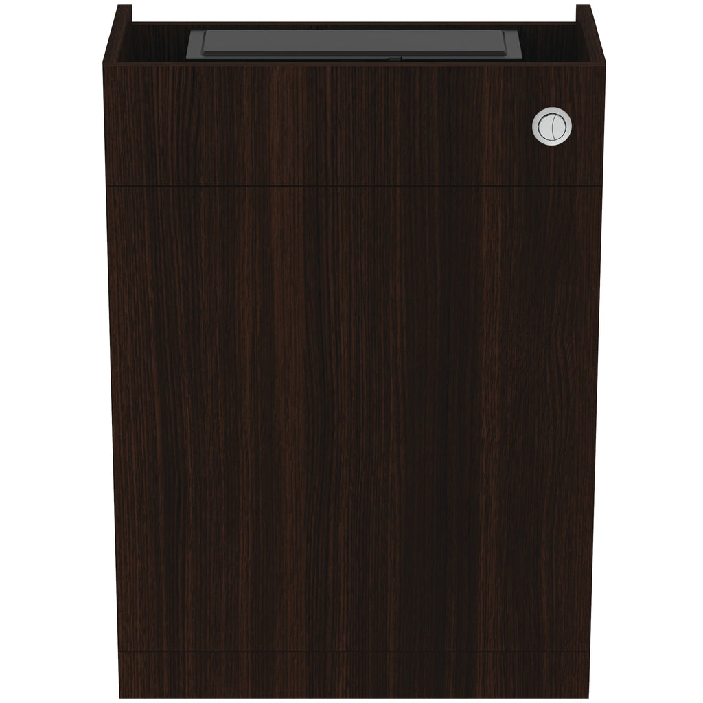 Ideal Standard i.Life A Toilet Unit 600W x 300mmD with Adjustable Cistern for 6/4 Or 4/2 6 Litre Flush, Coffee Oak