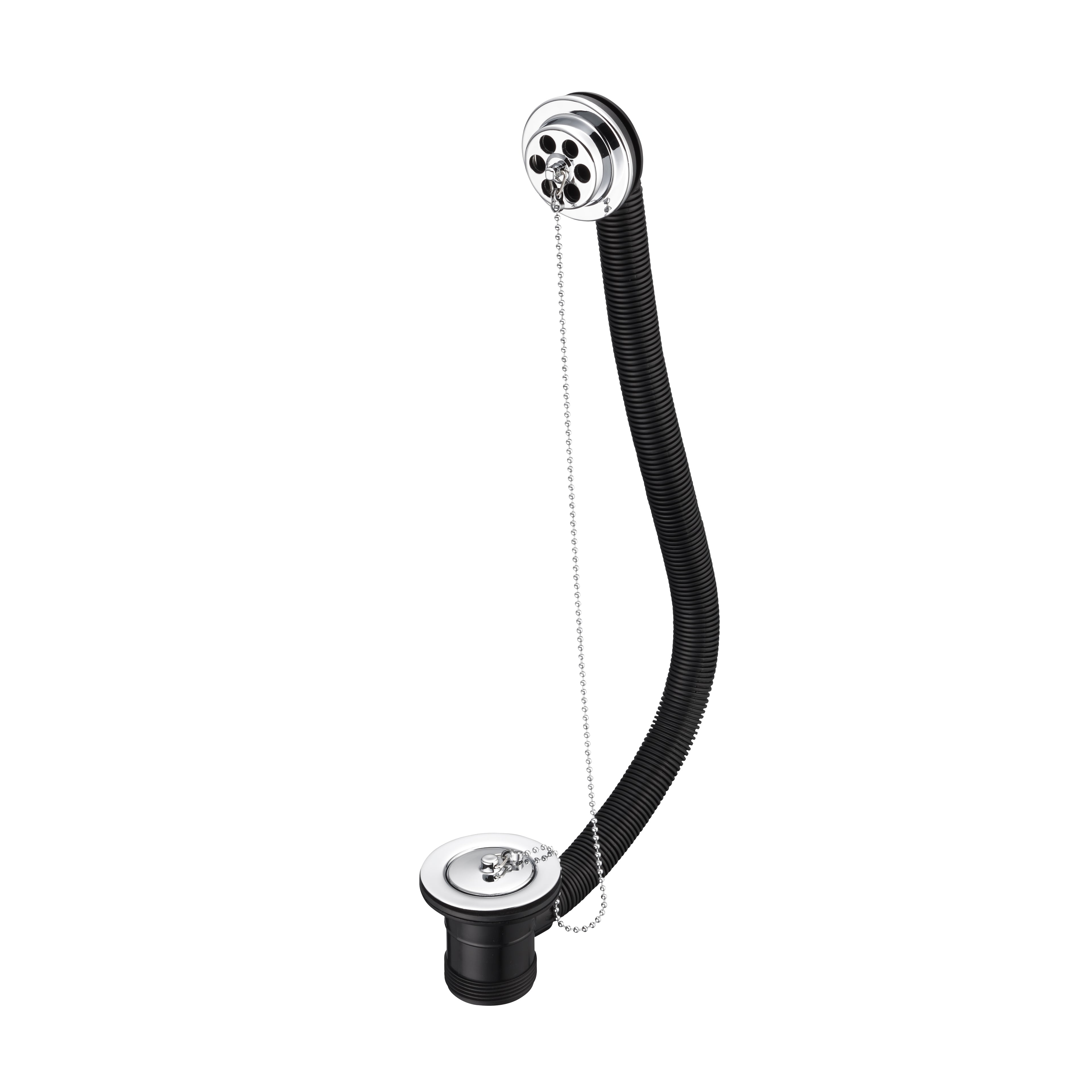 Ideal Standard Armitage Shanks Bath Chain Waste with Plug and Overflow S8830AA.