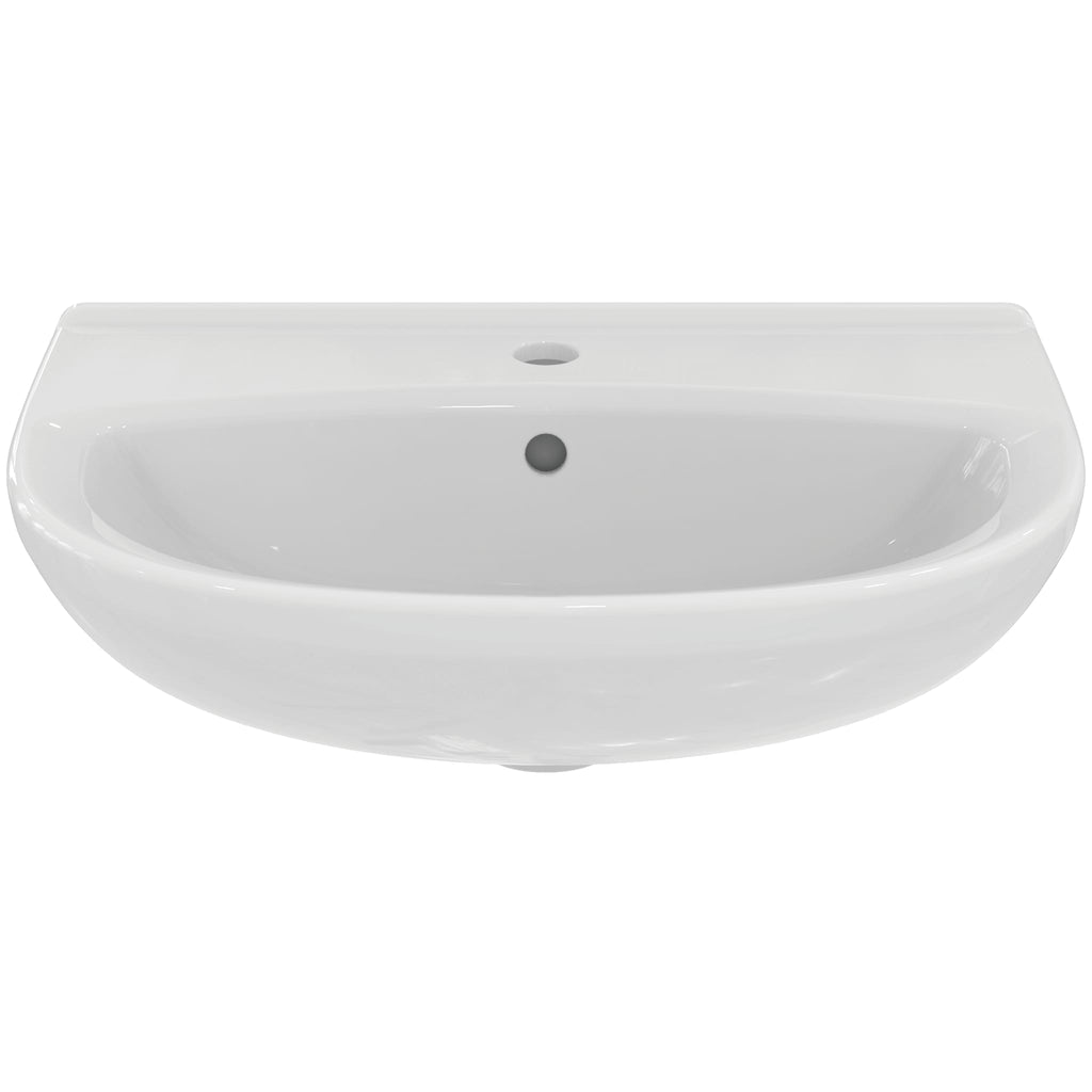 Ideal Standard Simplicity+ Basin Pack 550x450mm 1 tap hole, with overflow