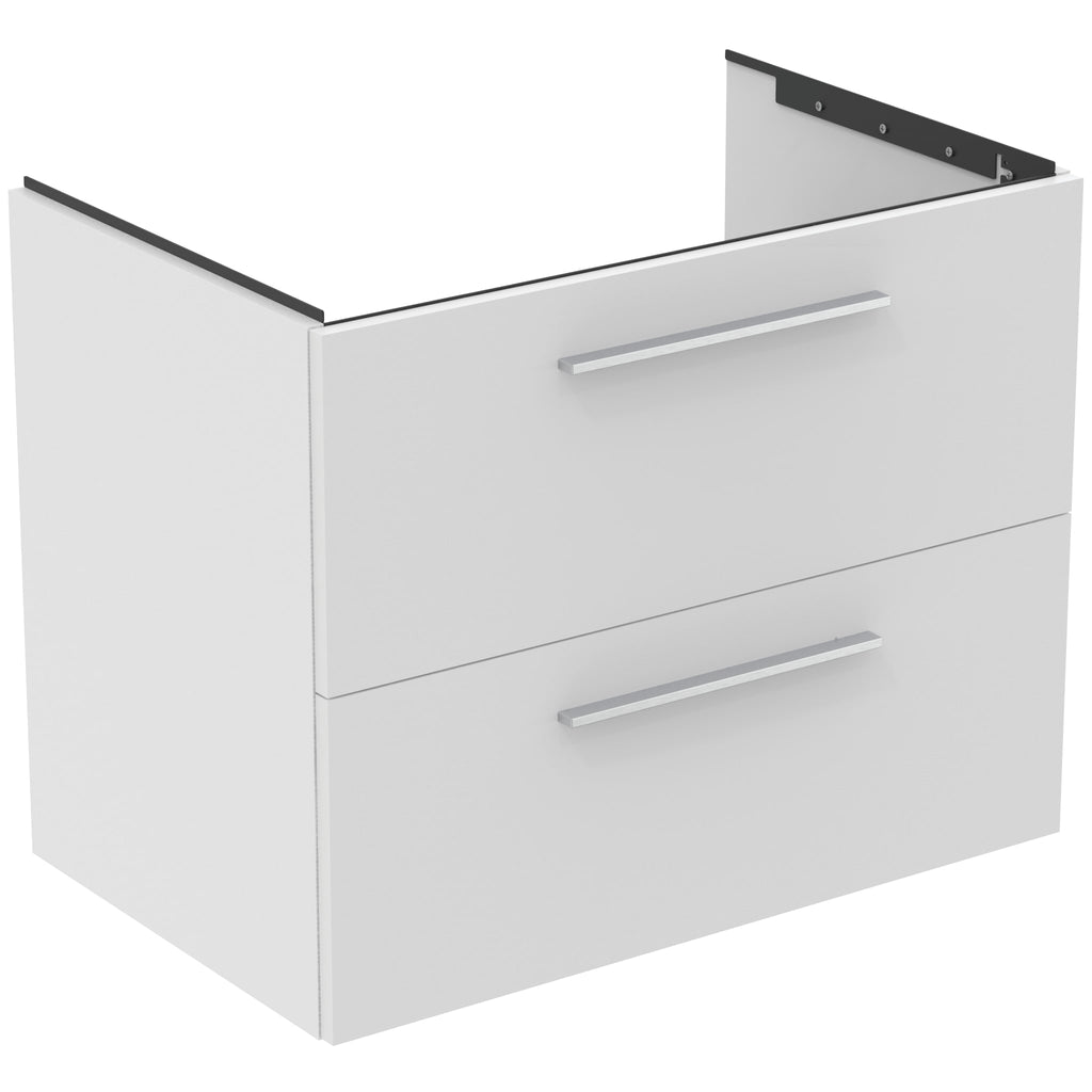 Ideal Standard i.Life B 800mm Wall Hung Vanity Unit only with 2 Drawers Matt White