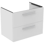Ideal Standard i.Life B 800mm Wall Hung Vanity Unit only with 2 Drawers Matt White