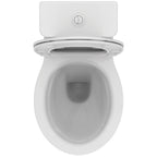Ideal Standard Simplicity+ Close-coupled open bowl toilet bundle 365x620mm horizontal outlet