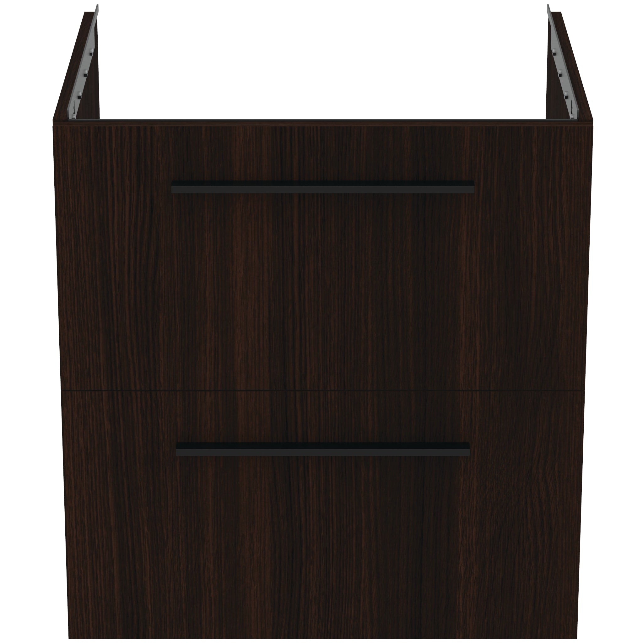 Ideal Standard i.Life B 600mm Wall Hung Vanity Unit With 2 Drawers Coffee Oak