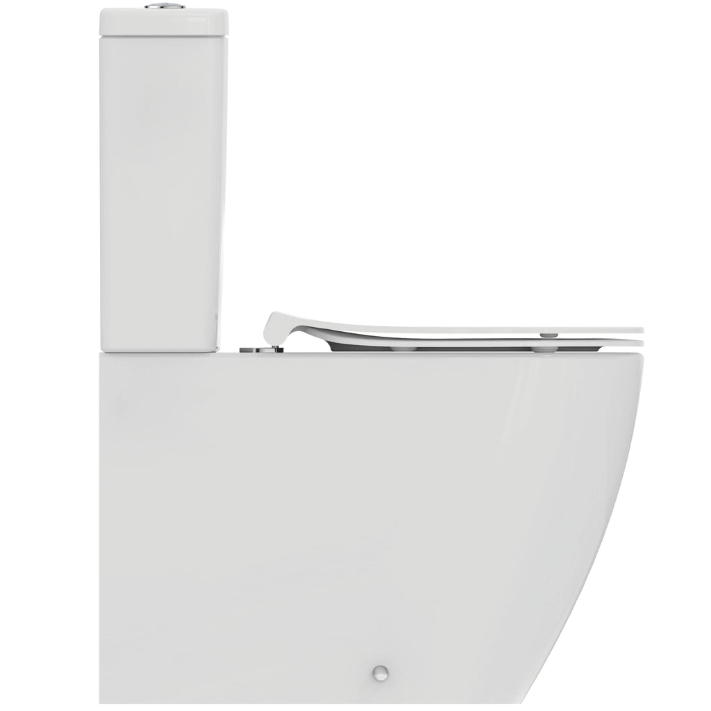Ideal Standard i.Life A & S close coupled compact cistern 4/2 6 litre dual flush valve bottom supply and internal overflow, white