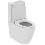 Ideal Standard i.Life A & S close coupled compact cistern 4/2 6 litre dual flush valve bottom supply and internal overflow, white