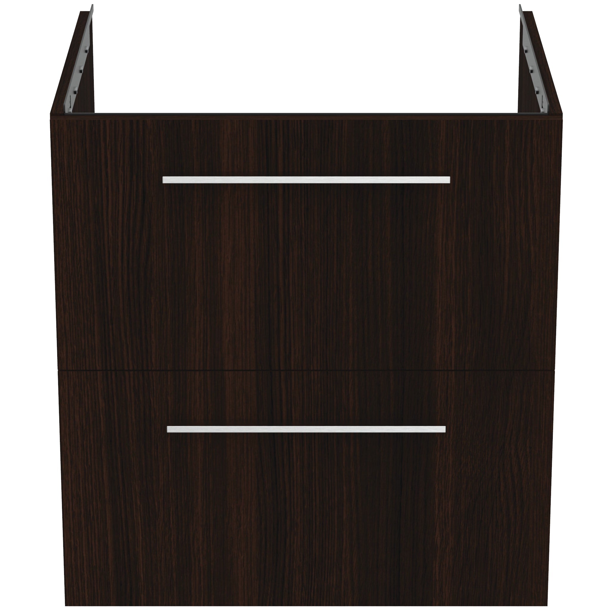 Ideal Standard i.Life B 600mm Wall Hung Vanity Unit With 2 Drawers Coffee Oak