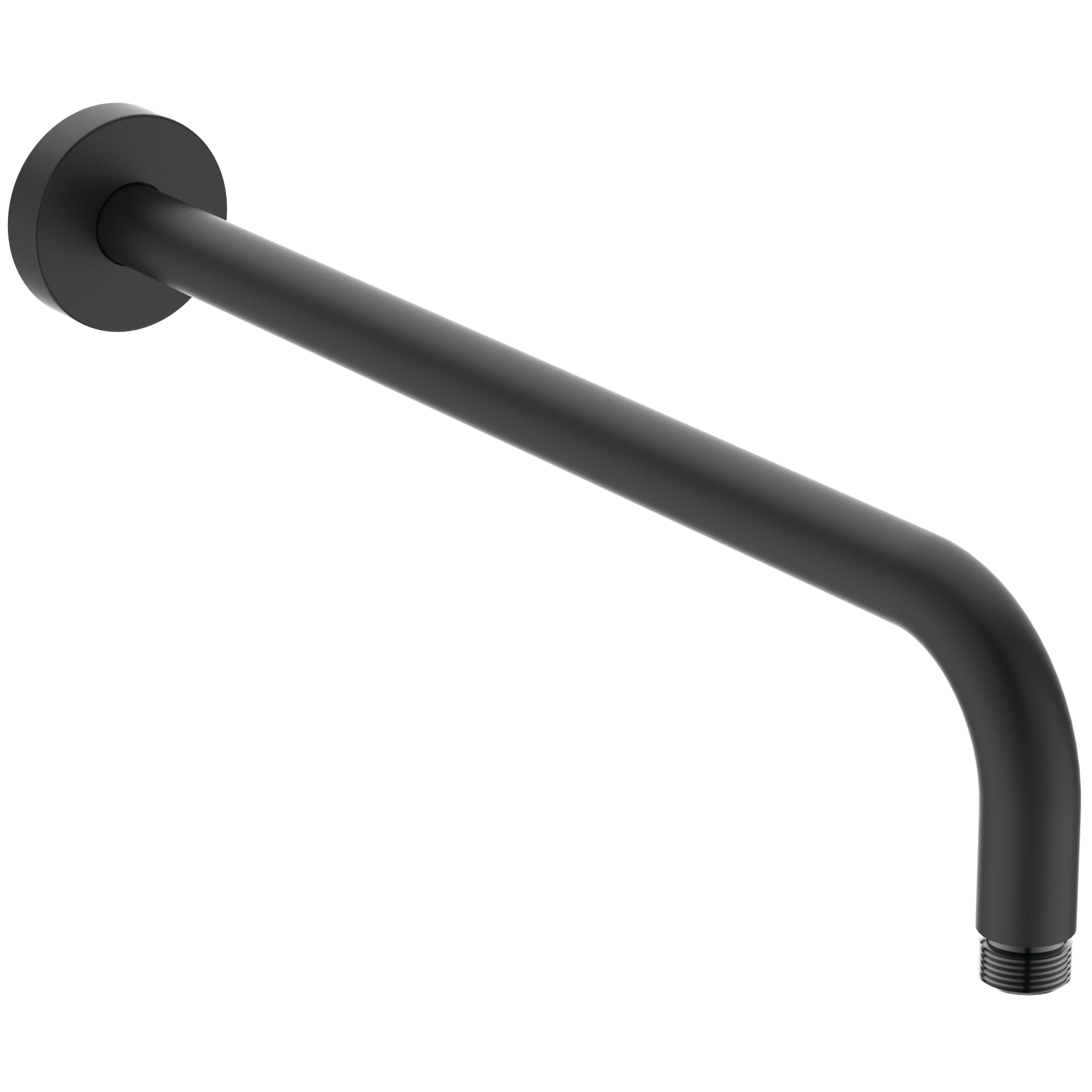 Ideal Standard Idealrain Horizontal Wall Arm 400 mm in Silk Black B9445XG.