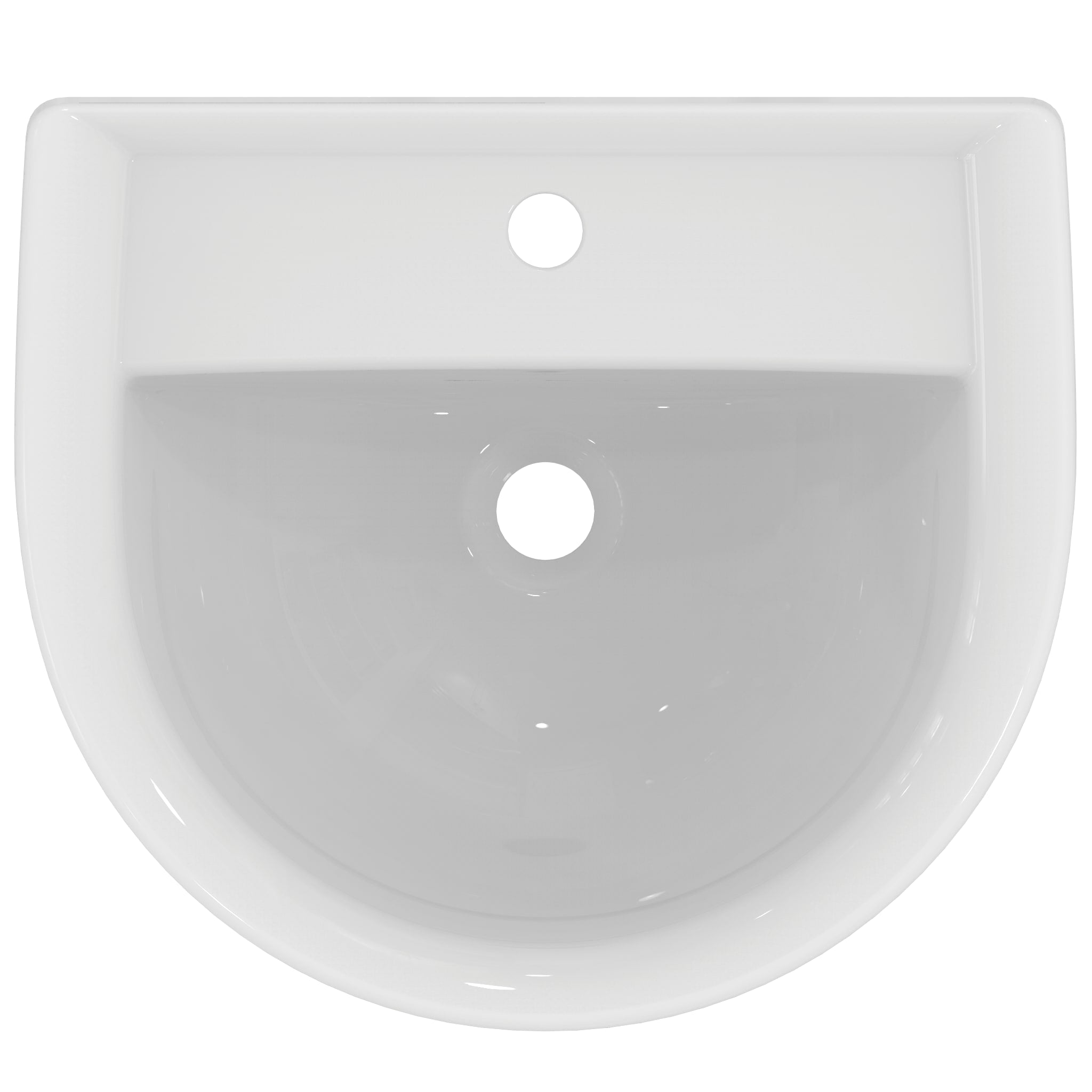 Armitage Shanks Sandringham 21 50cm 1 taphole semi-countertop basin with overflow, no chainstay hole