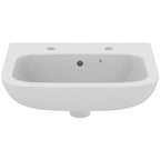 Armitage Shanks Portman 21 50cm 2 tapholes washbasin with overflow and chainstay hole.