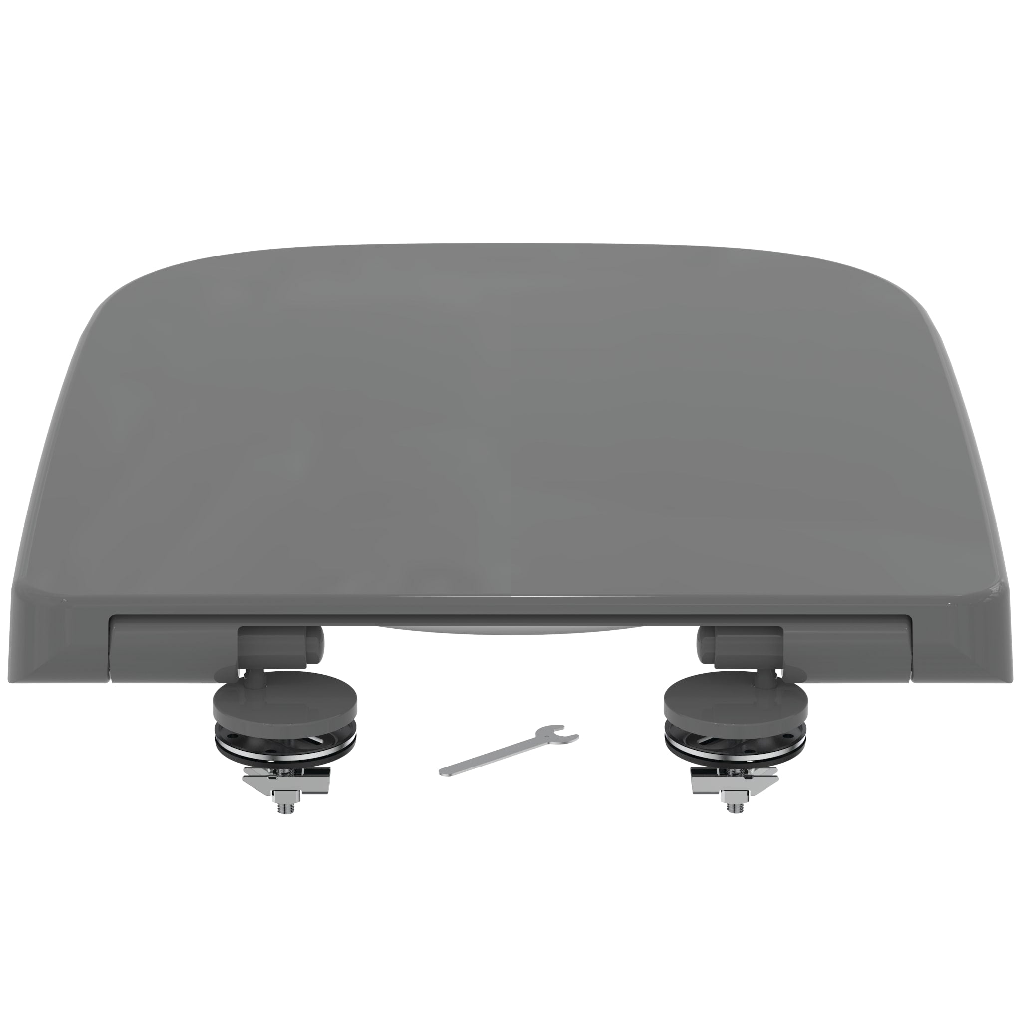 Ideal Standard i.Life B toilet seat and cover, slow close, Gloss Grey
