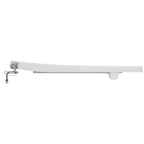 Armitage Shanks Contour 21 toilet seat only with bottom fix hinges for 355mm high toilet bowls, white.