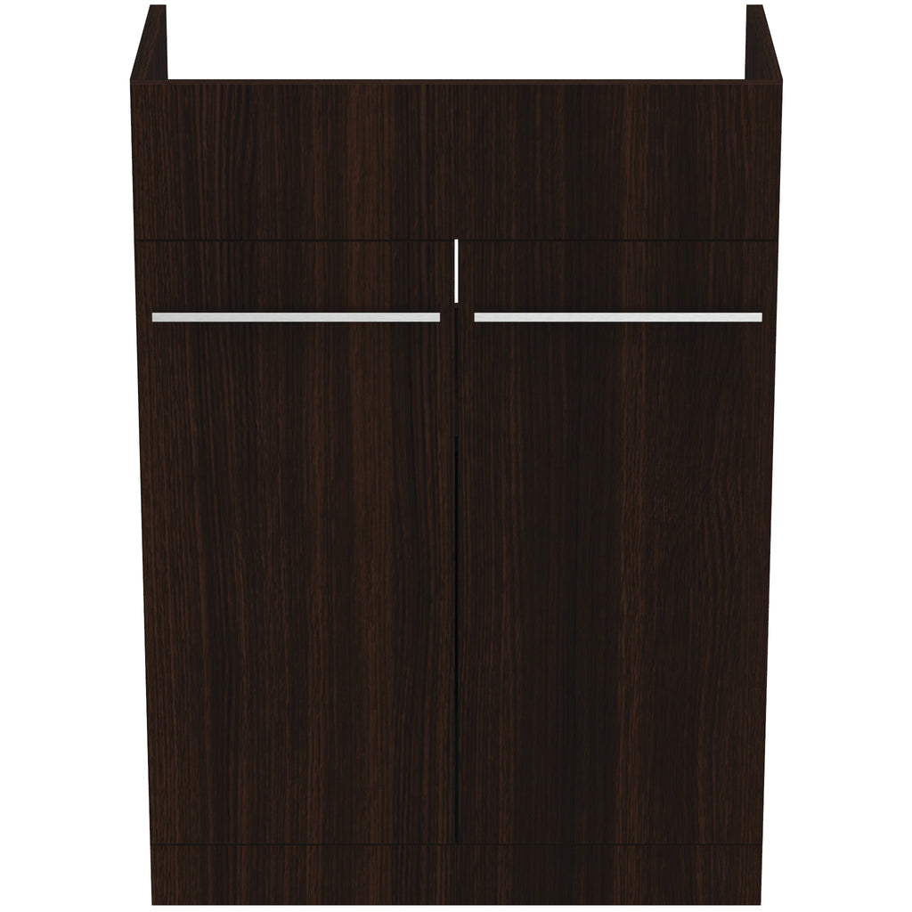 Ideal Standard i.Life A Semi Countertop 2 Door Vanity Unit 600W x 300mmD Coffee Oak