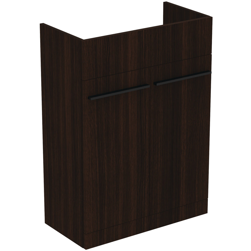 Ideal Standard i.Life A Semi Countertop 2 Door Vanity Unit 600W x 300mmD Coffee Oak