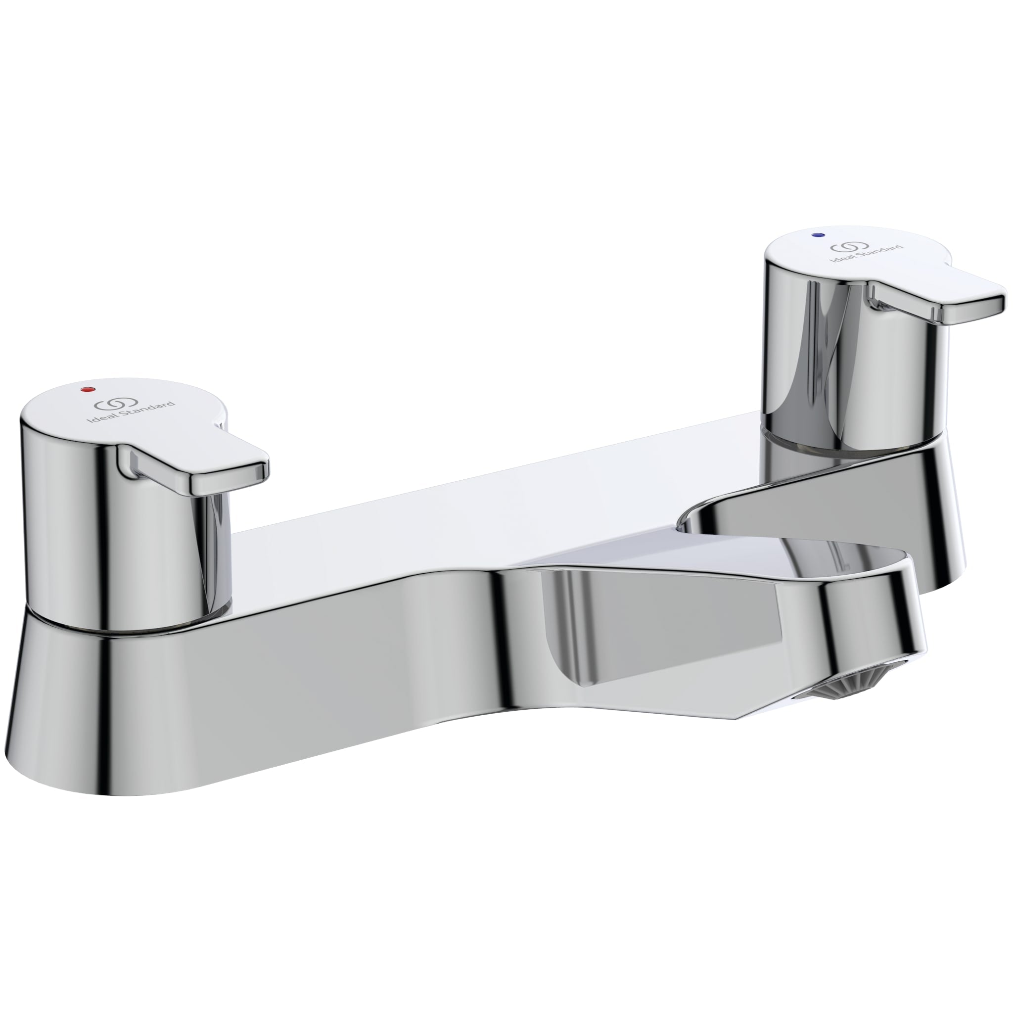 Ideal Standard Calista Two Hole Dual Control Bath Filler Chrome