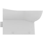 Armitage Shanks Contout 21+ 75cm projection back-to-wall rimless toilet bowl with horizontal outlet and anti-microbial glaze