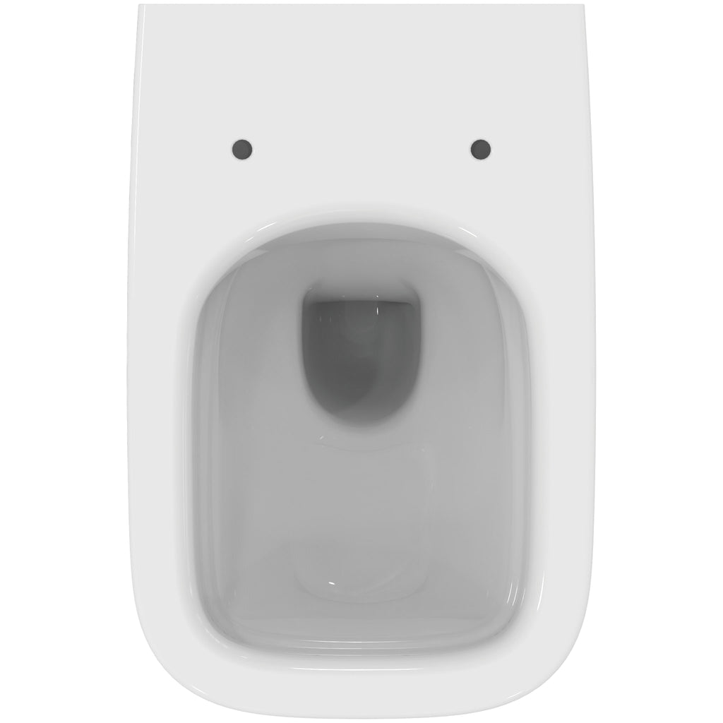 Ideal Standard i.Life A wall mounted toilet bowl with horizontal outlet and RimlS+ technology