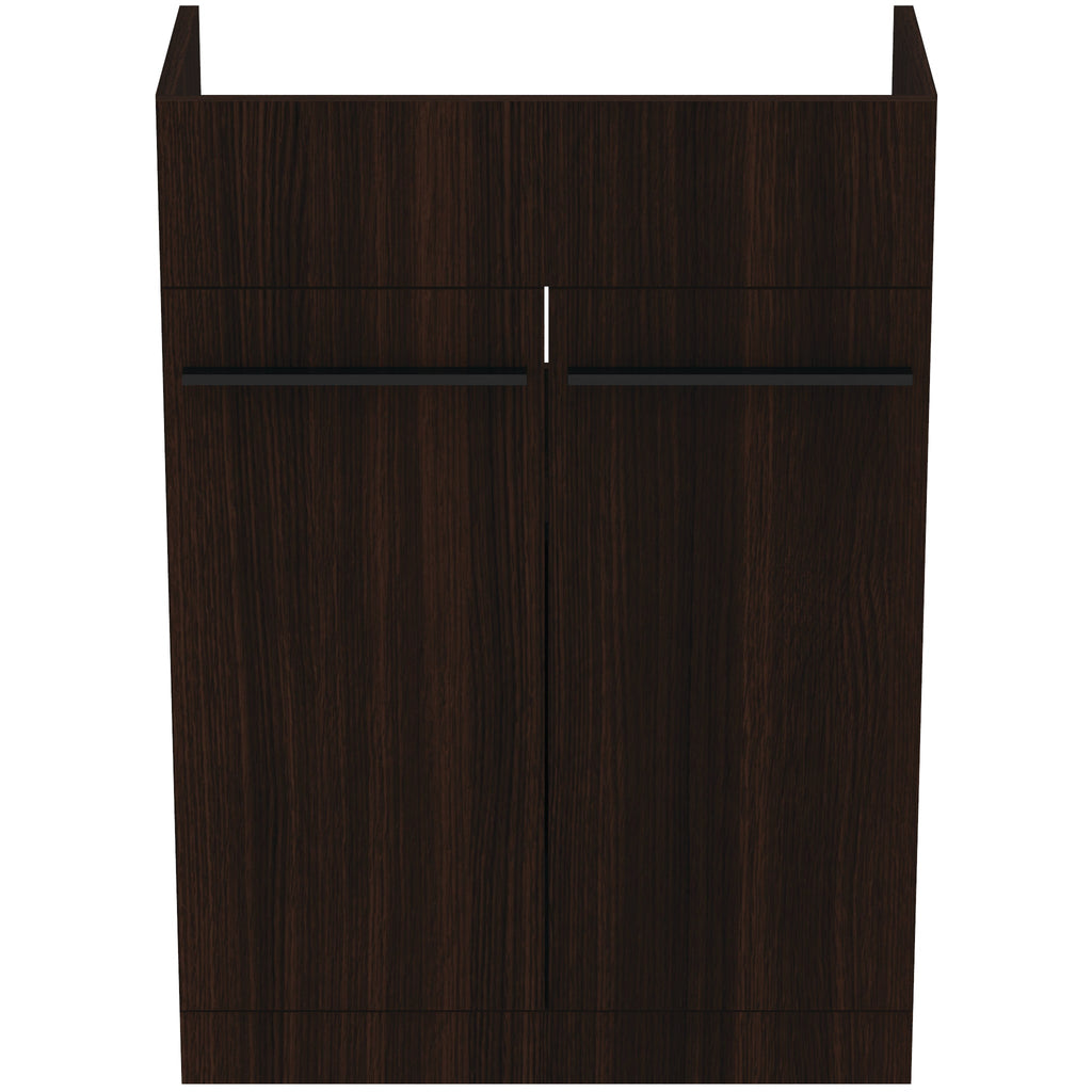 Ideal Standard i.Life A Semi Countertop 2 Door Vanity Unit 600W x 300mmD Coffee Oak