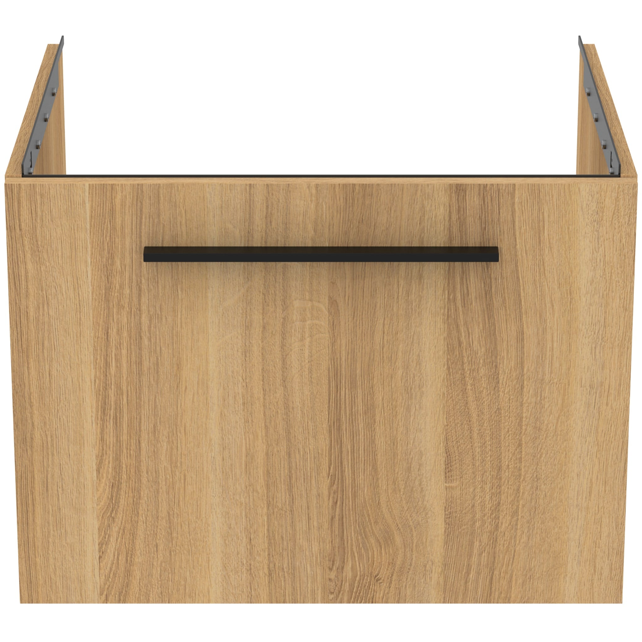 Ideal Standard i.Life B 600mm wall hung vanity unit with 1 drawer natural oak