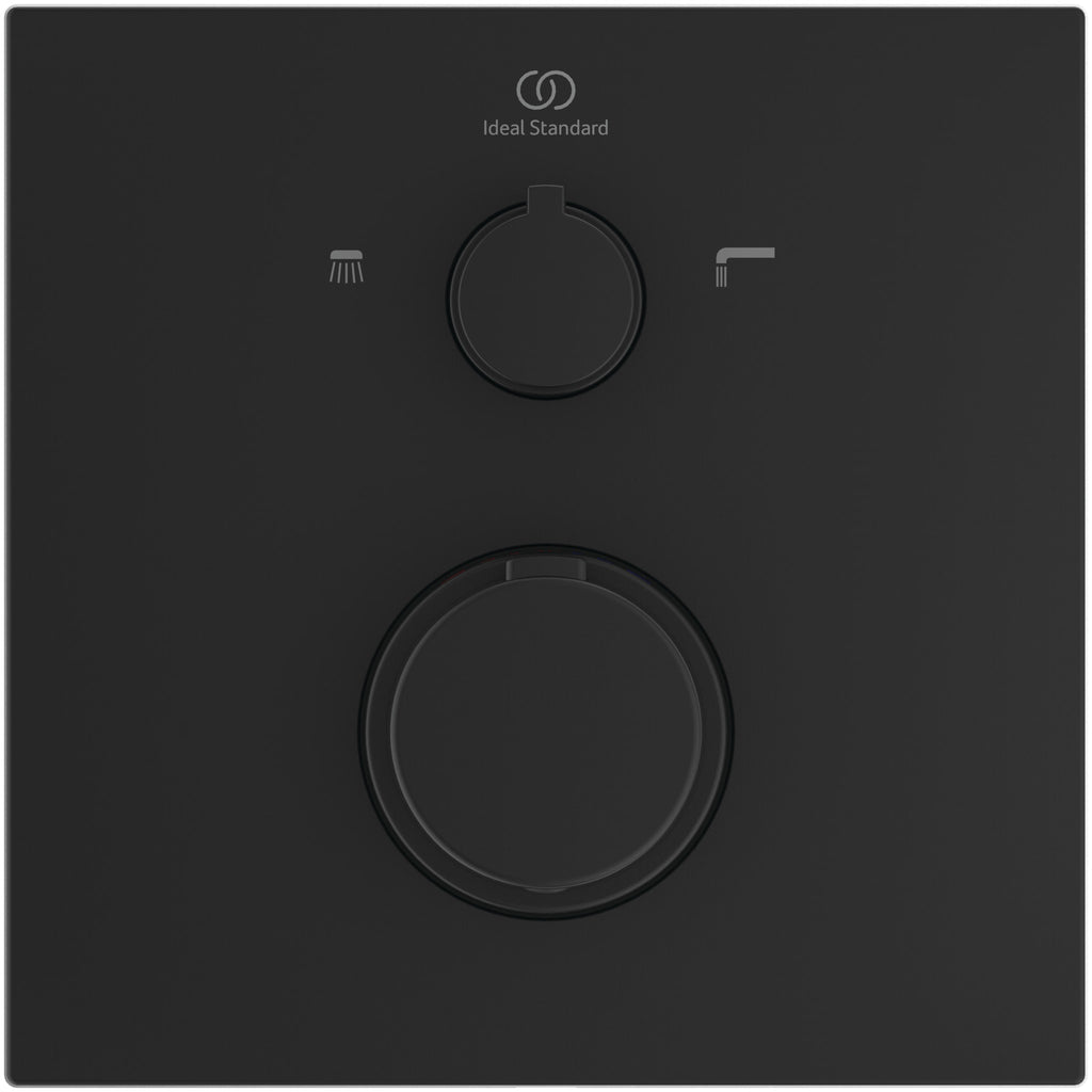 Ideal Standard Ceratherm C100 Built-In Shower Mixer Silk Black